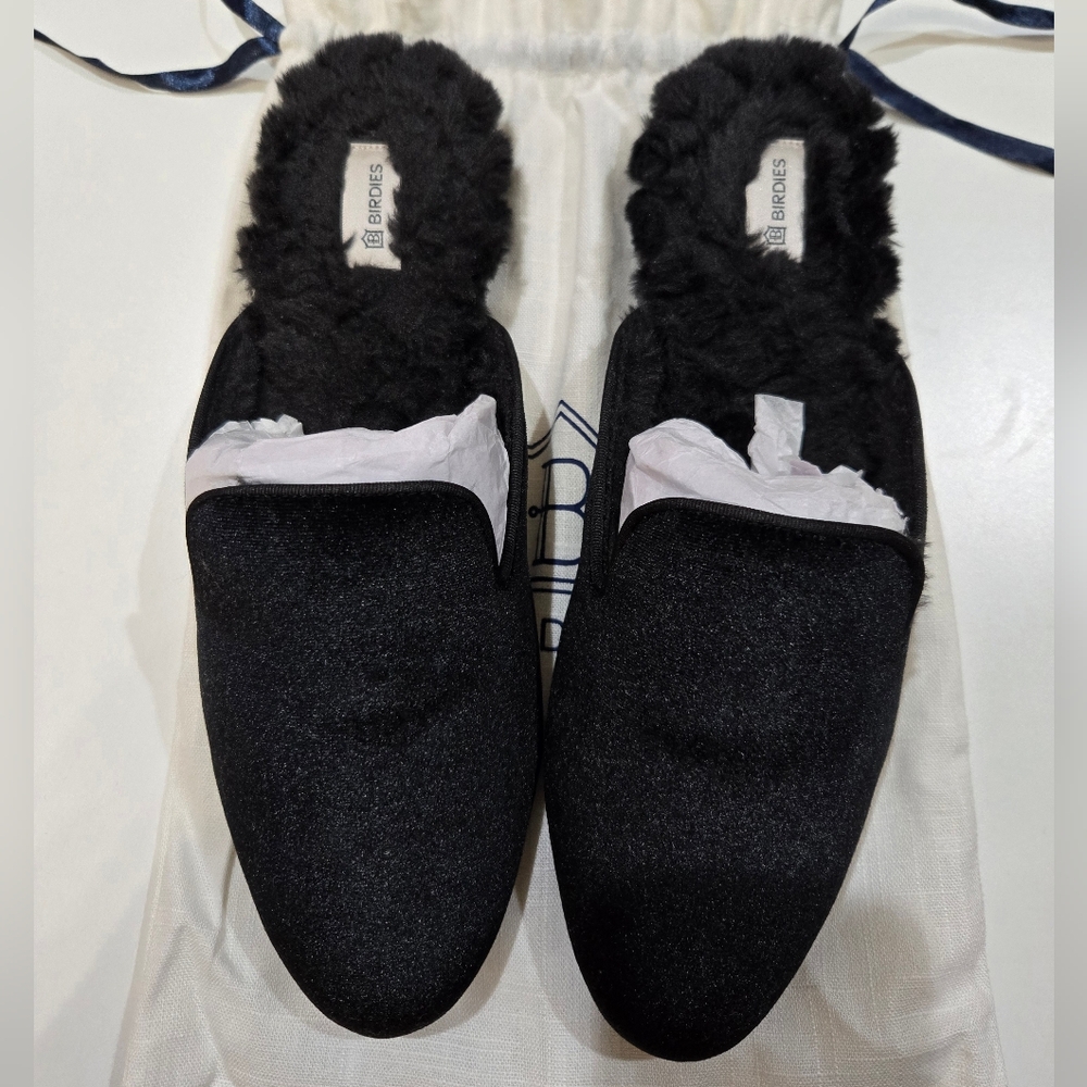 Birdies Womens Black Mules - Size 9